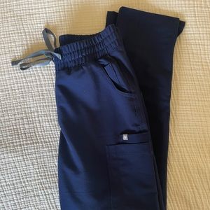 Figs Zamora High Waist scrub pants - Navy
